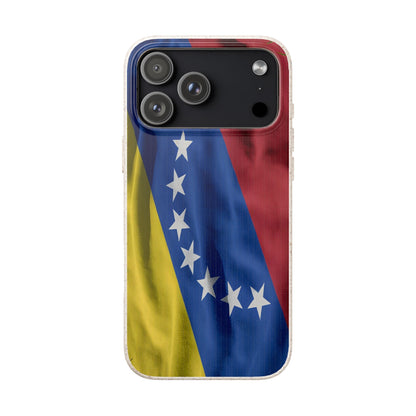 Funda Biodegradable | Bandera de Venezuela – 7 Estrellas | iPhone y Samsung