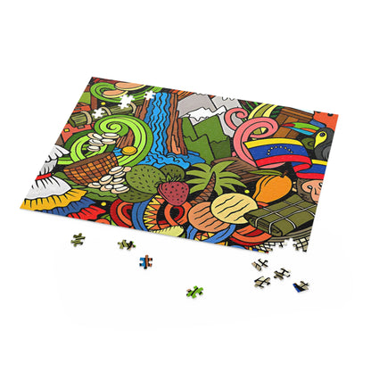 Puzzle Artístico de Venezuela | Rompecabezas Cultural Venezolano de 120, 252 y 500 Piezas