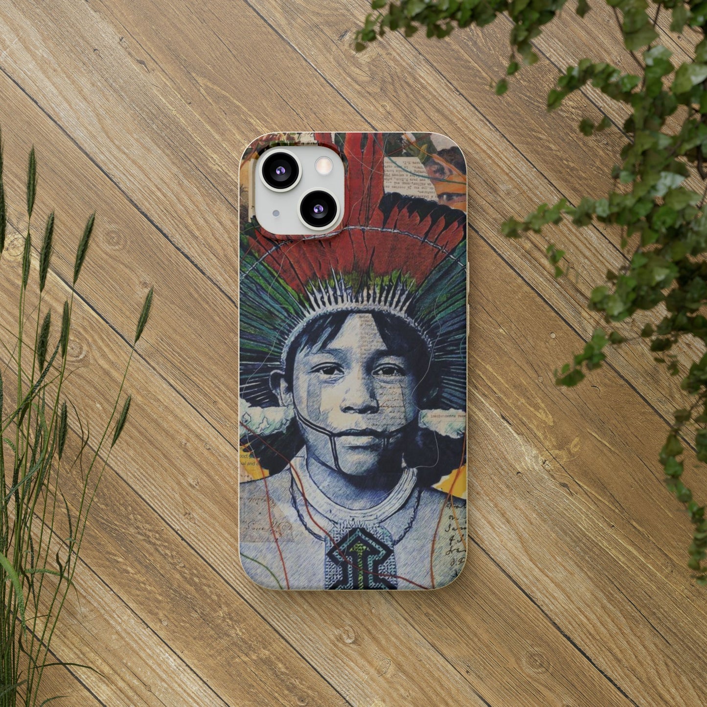 Fundas Biodegradables – collage de la Amazonía | Funda Ecológica para iPhone y Samsung