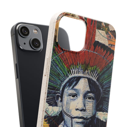 Fundas Biodegradables – collage de la Amazonía | Funda Ecológica para iPhone y Samsung