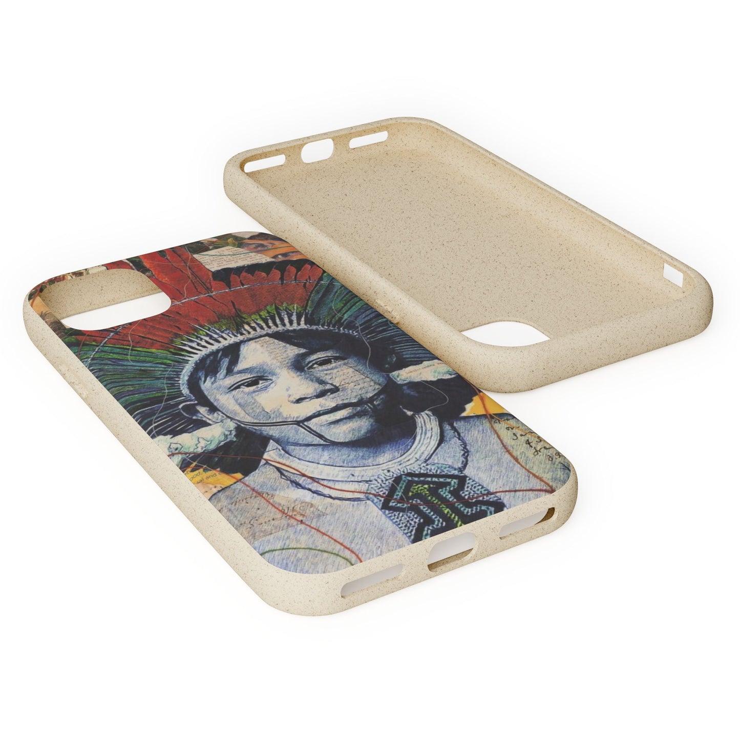 Fundas Biodegradables – collage de la Amazonía | Funda Ecológica para iPhone y Samsung