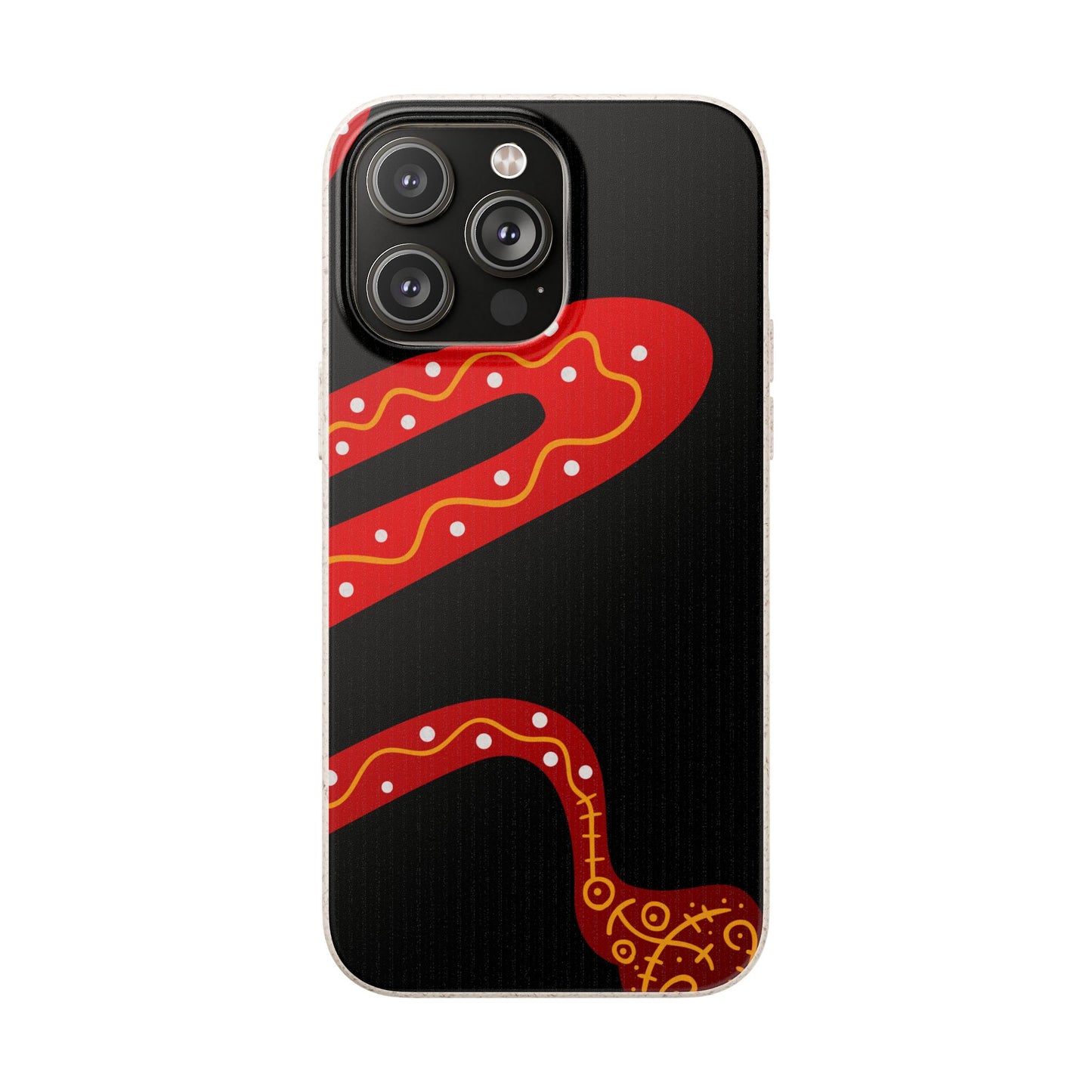 Funda de móvil biodegradable - Wiyu - "La serpiente emplumada" – Serie Amazonía