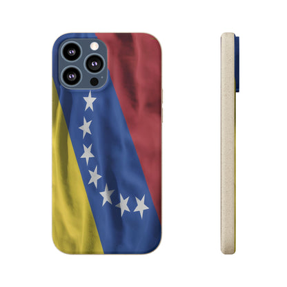 Funda Biodegradable | Bandera de Venezuela – 7 Estrellas | iPhone y Samsung