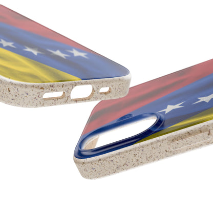Funda Biodegradable | Bandera de Venezuela – 7 Estrellas | iPhone y Samsung
