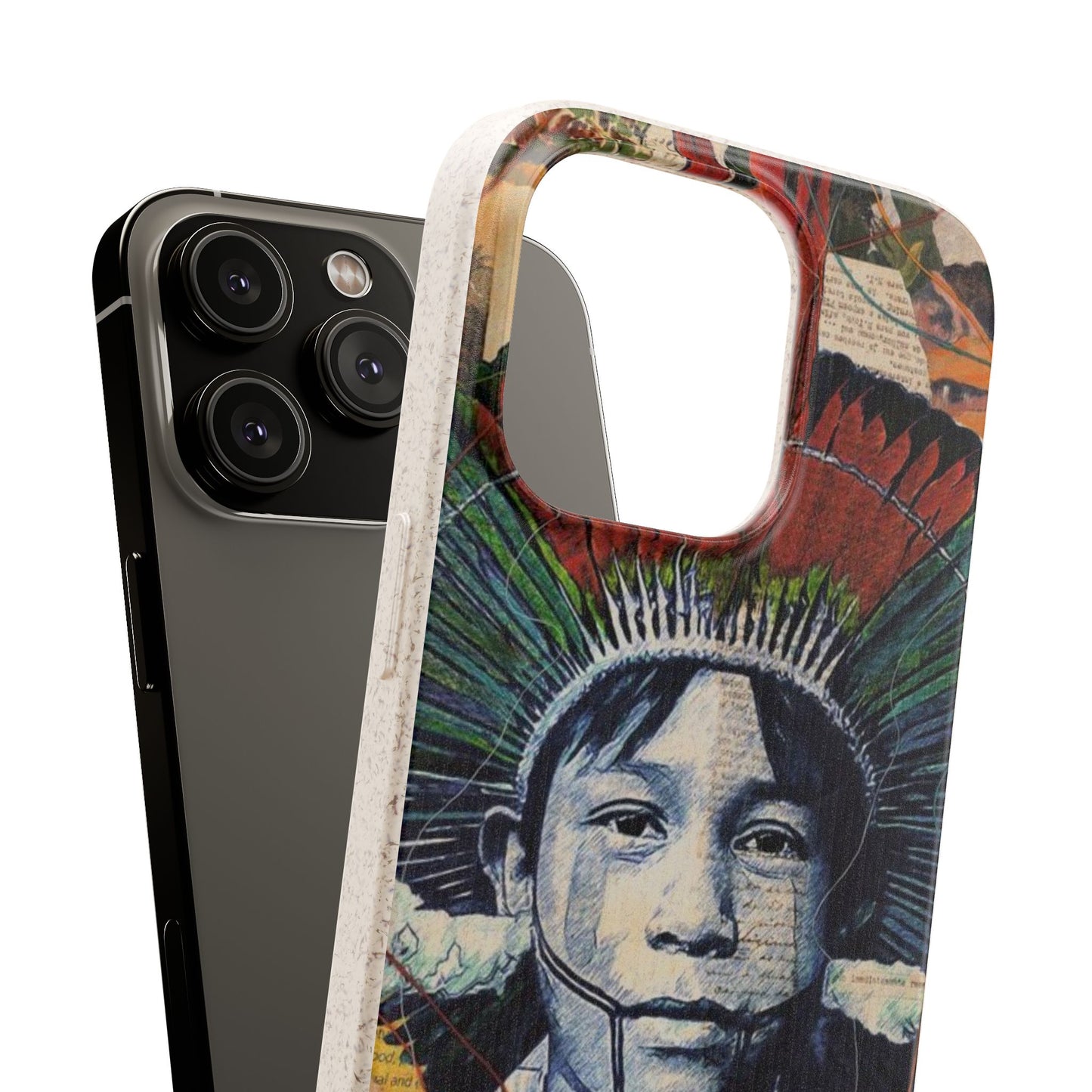 Fundas Biodegradables – collage de la Amazonía | Funda Ecológica para iPhone y Samsung