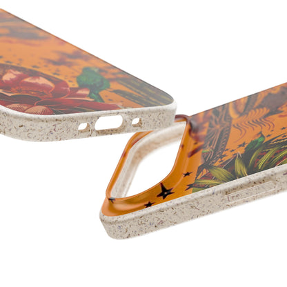 🌿 Fundas Biodegradables – Pintura de la Amazonía | Funda Ecológica para iPhone y Samsung