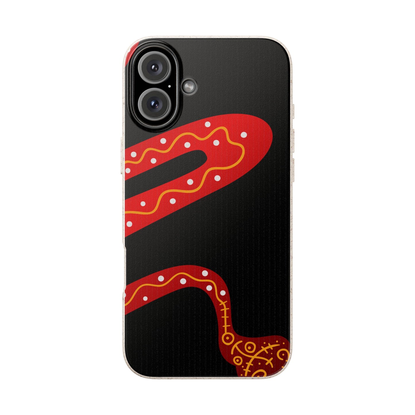 Funda de móvil biodegradable - Wiyu - "La serpiente emplumada" – Serie Amazonía