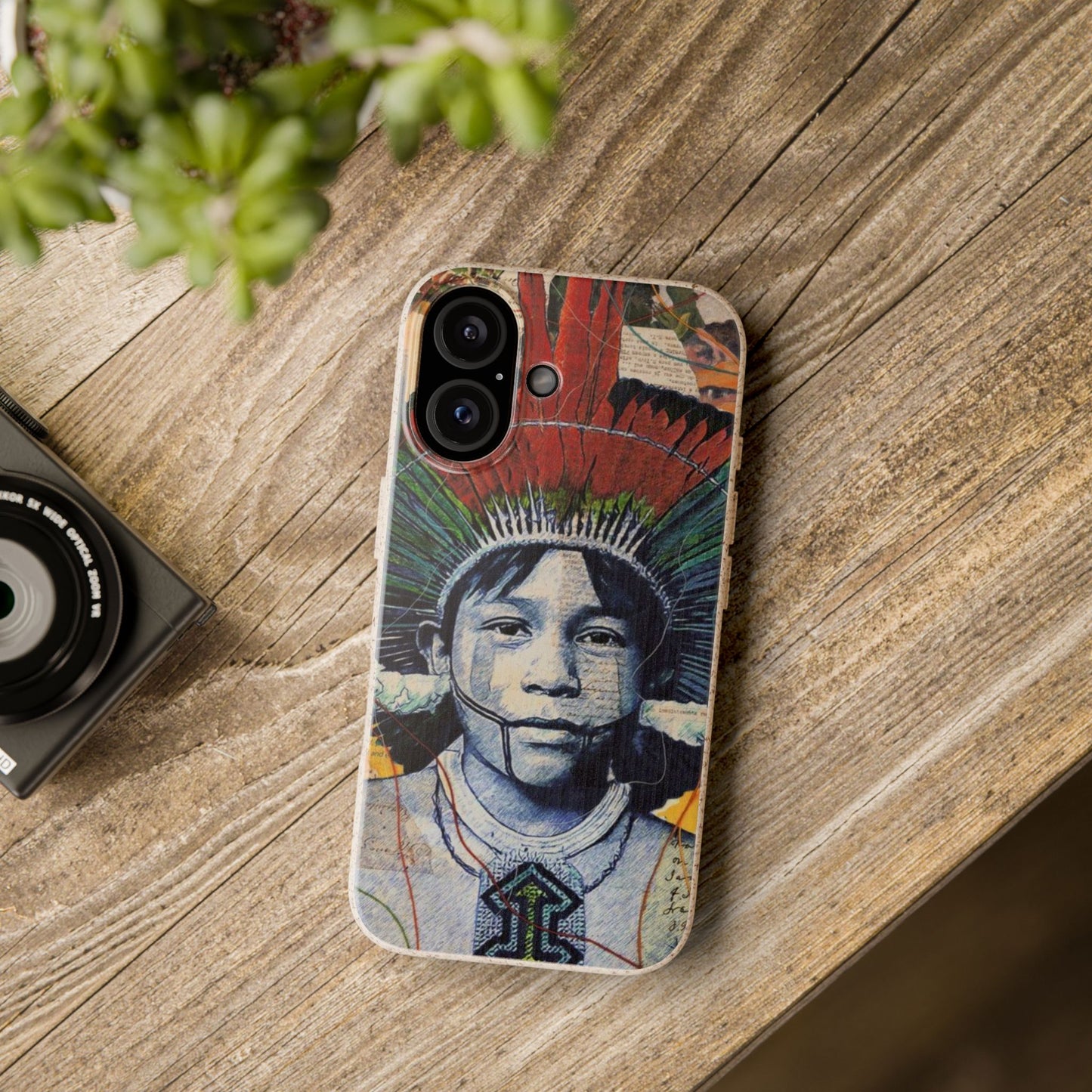 Fundas Biodegradables – collage de la Amazonía | Funda Ecológica para iPhone y Samsung