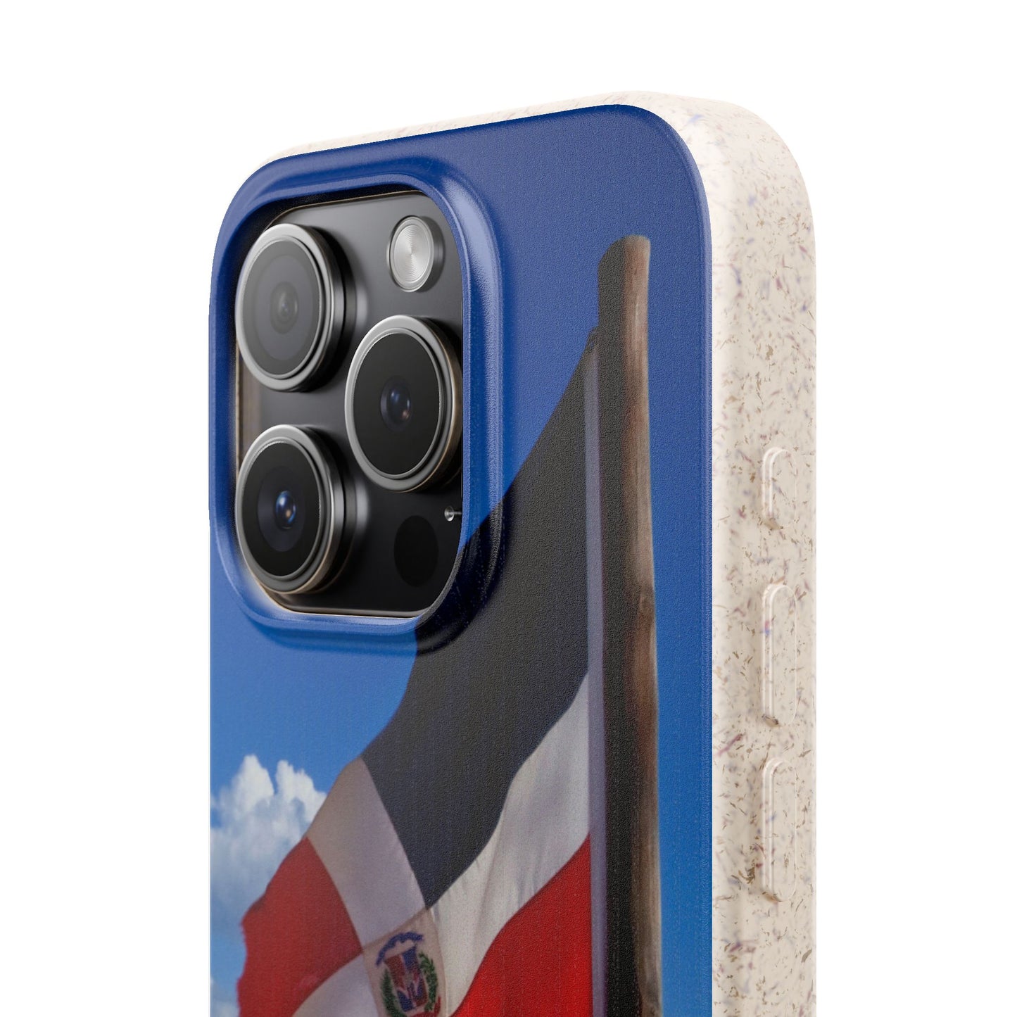 Funda Biodegradable | Bandera de RD en la Playa 🇩🇴 | iPhone y Samsung