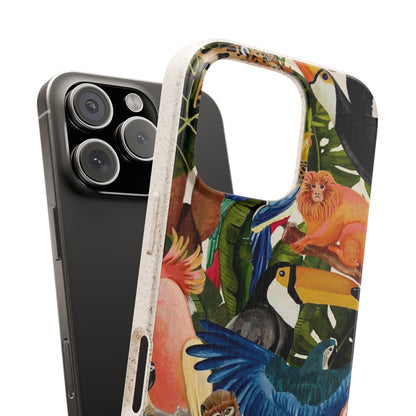 Funda Biodegradable | Pintura Aves de la Amazonía | iPhone y Samsung