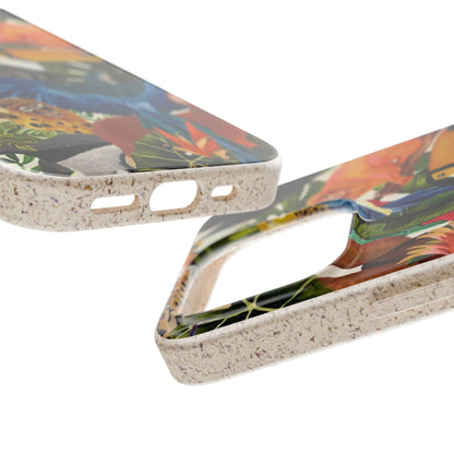 Funda Biodegradable | Pintura Aves de la Amazonía | iPhone y Samsung