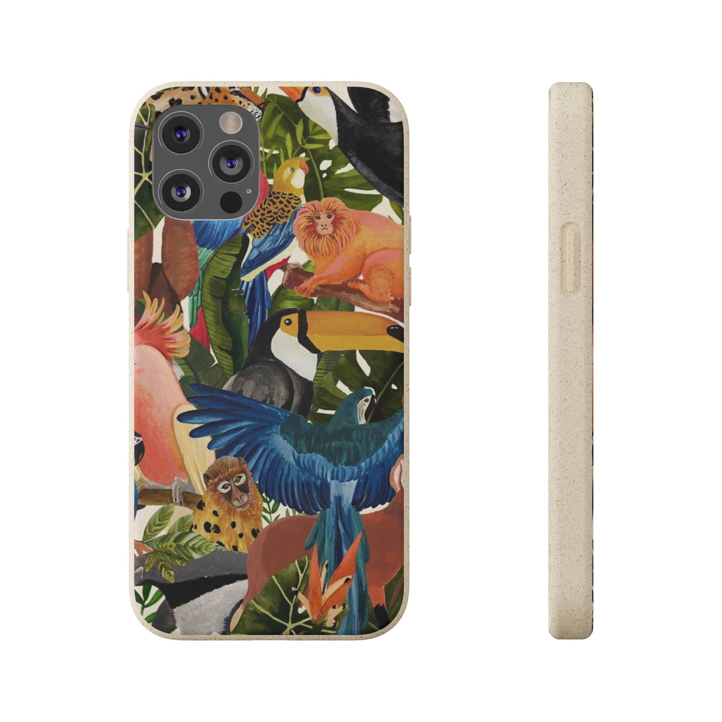 Funda Biodegradable | Pintura Aves de la Amazonía | iPhone y Samsung