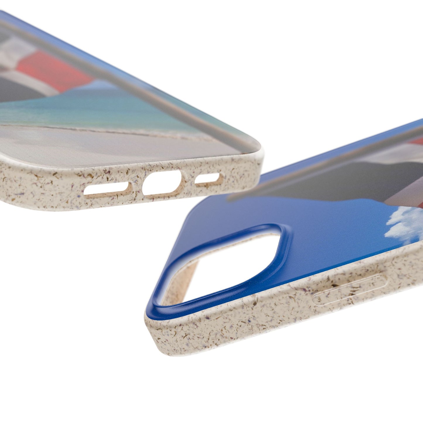 Funda Biodegradable | Bandera de RD en la Playa 🇩🇴 | iPhone y Samsung