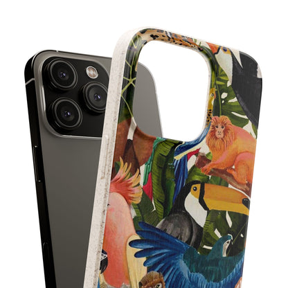 Funda Biodegradable | Pintura Aves de la Amazonía | iPhone y Samsung