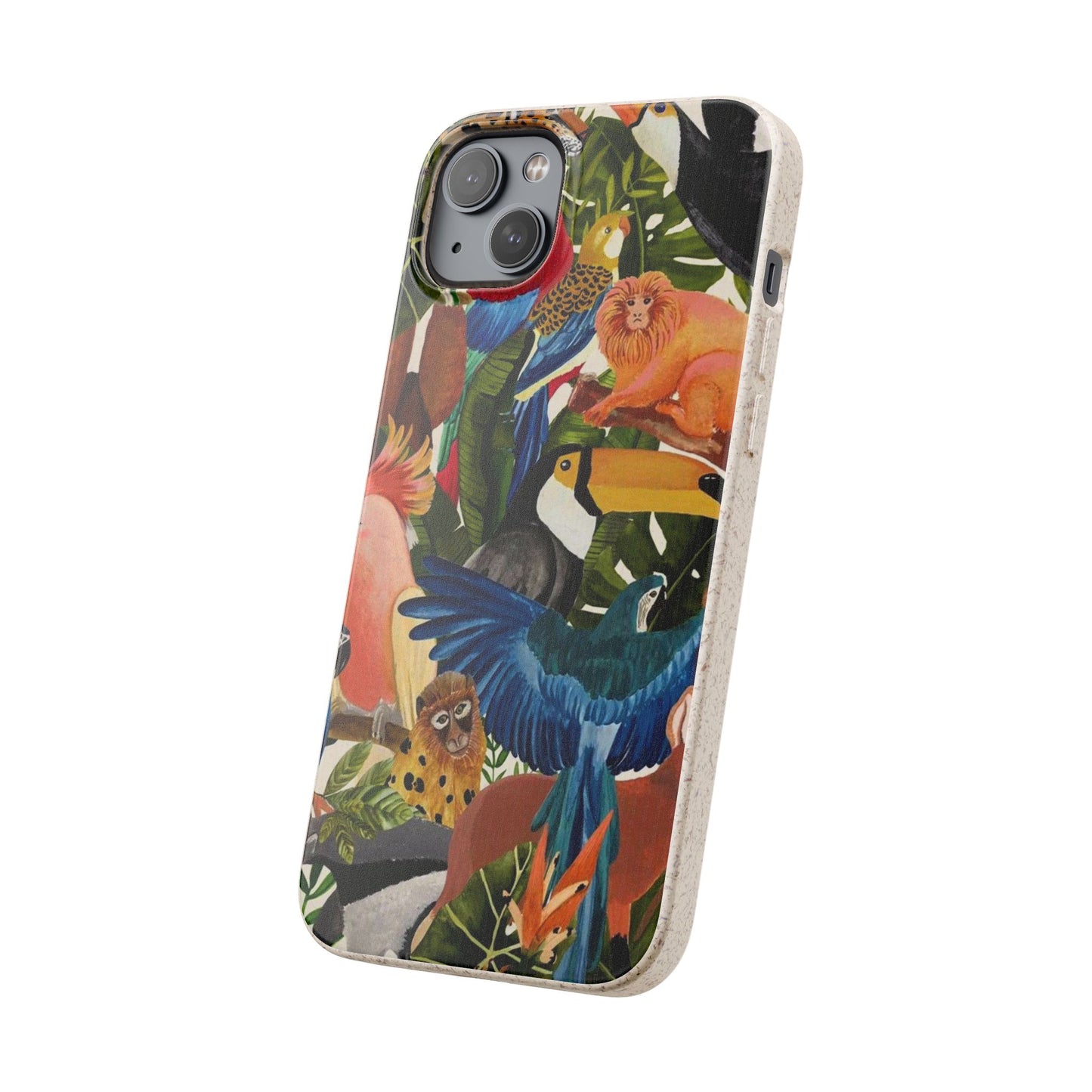 Funda Biodegradable | Pintura Aves de la Amazonía | iPhone y Samsung