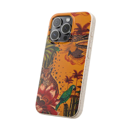 🌿 Fundas Biodegradables – Pintura de la Amazonía | Funda Ecológica para iPhone y Samsung