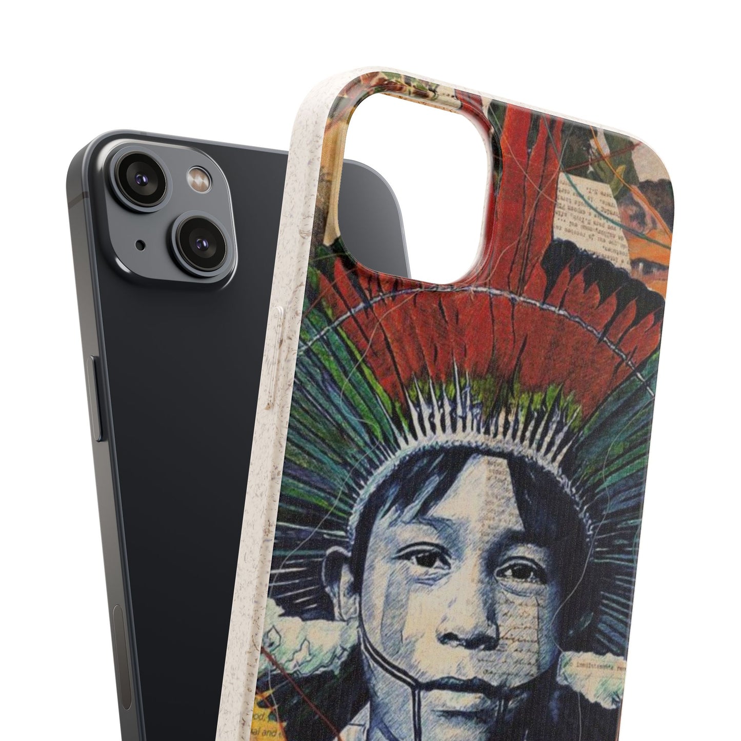 Fundas Biodegradables – collage de la Amazonía | Funda Ecológica para iPhone y Samsung