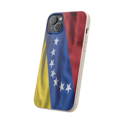 Funda Biodegradable | Bandera de Venezuela – 7 Estrellas | iPhone y Samsung