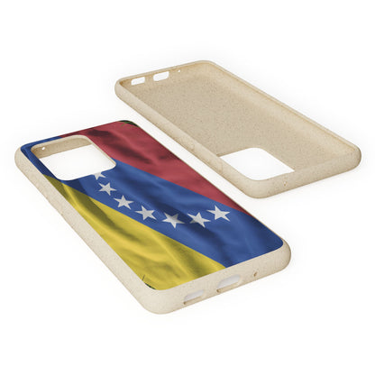 Funda Biodegradable | Bandera de Venezuela – 7 Estrellas | iPhone y Samsung