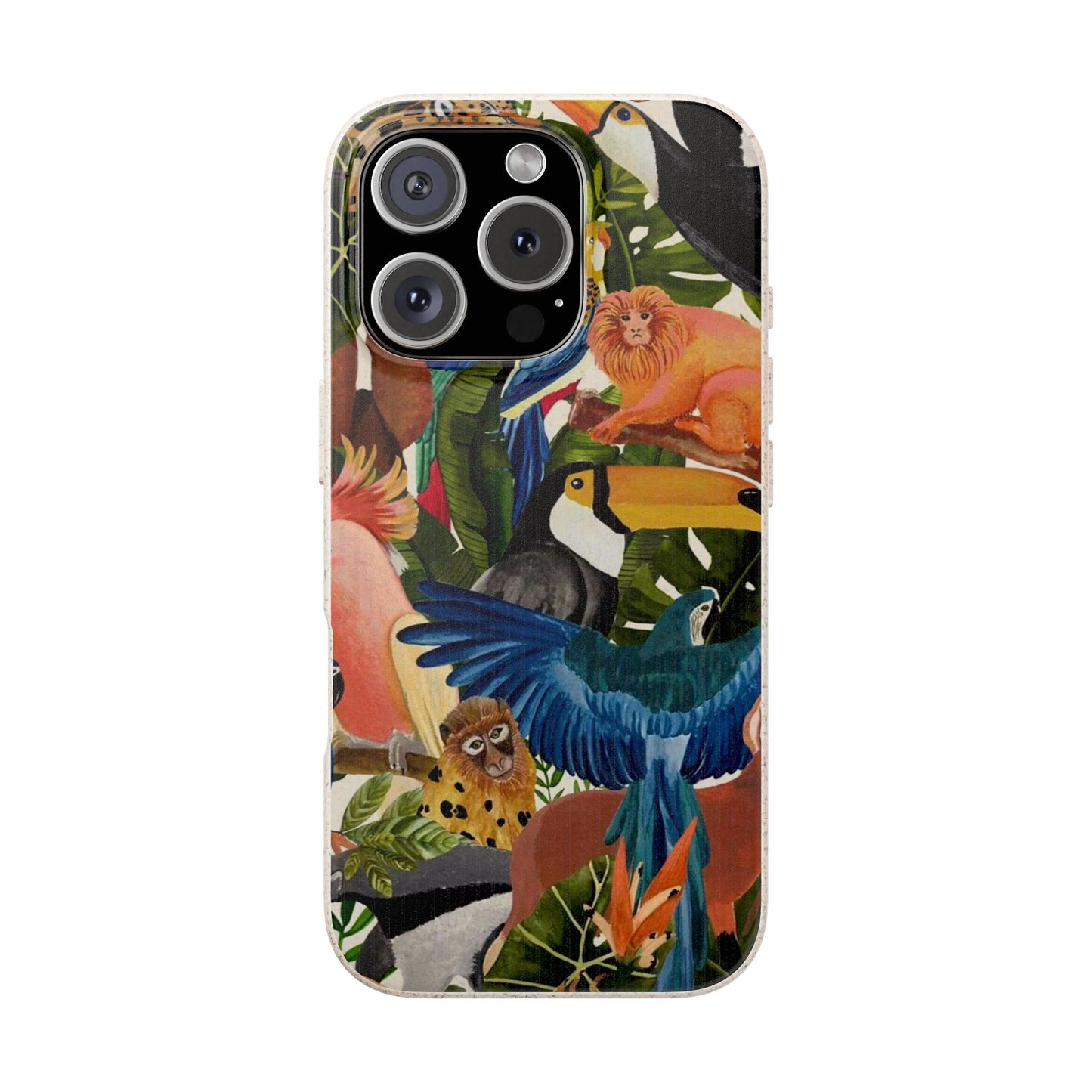 Funda Biodegradable | Pintura Aves de la Amazonía | iPhone y Samsung