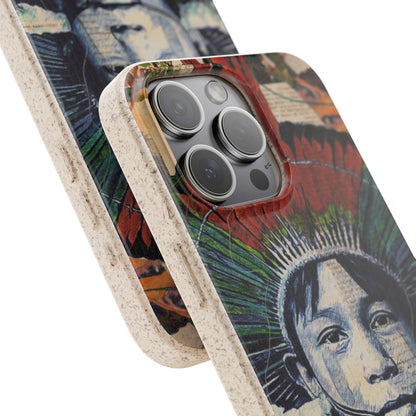 Fundas Biodegradables – collage de la Amazonía | Funda Ecológica para iPhone y Samsung