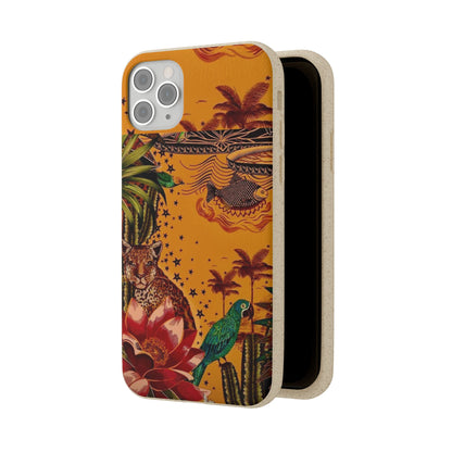 🌿 Fundas Biodegradables – Pintura de la Amazonía | Funda Ecológica para iPhone y Samsung