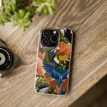 Funda Biodegradable | Pintura Aves de la Amazonía | iPhone y Samsung