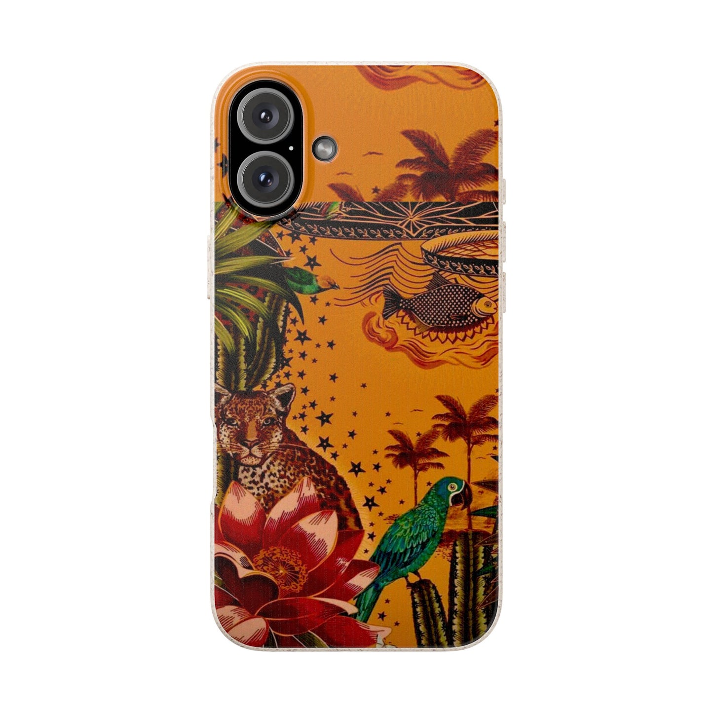 🌿 Fundas Biodegradables – Pintura de la Amazonía | Funda Ecológica para iPhone y Samsung