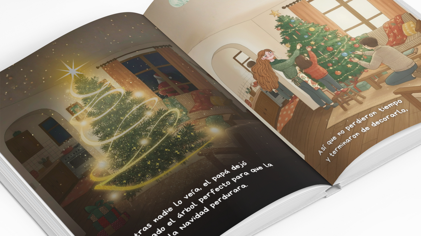 Cuento Navideño Personalizado | ¿Dónde está mi arbolito de Navidad?