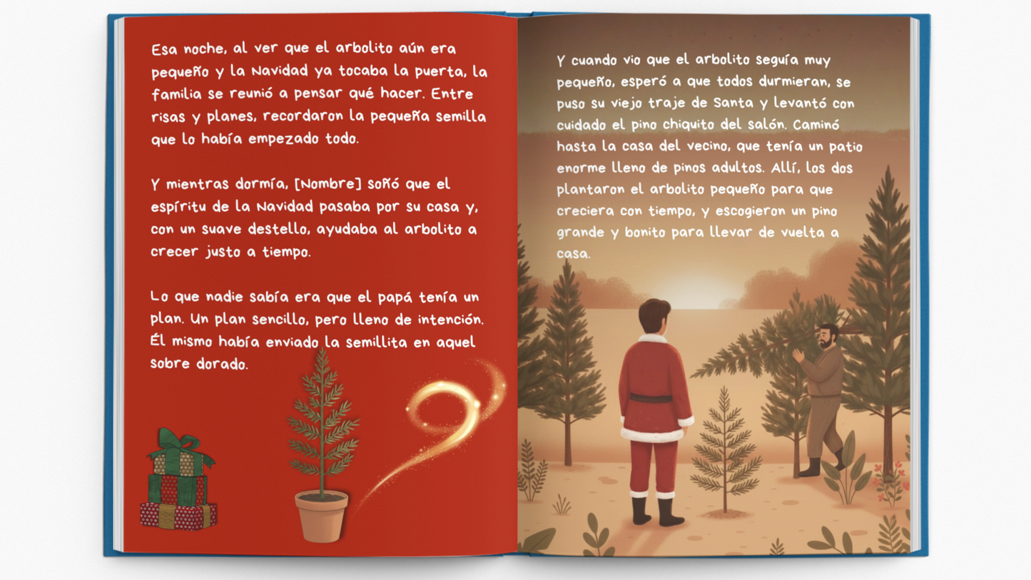 Cuento Navideño Personalizado | ¿Dónde está mi arbolito de Navidad?
